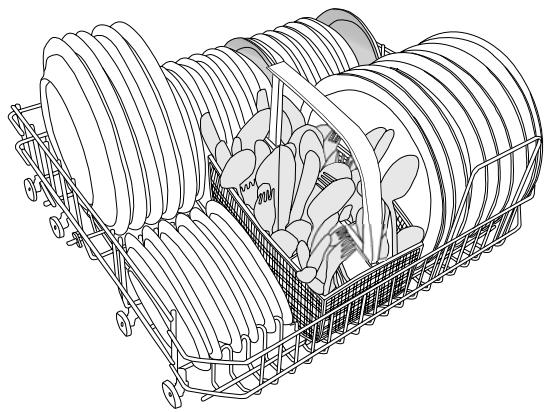 ASKO D3331XL - LOADING THE LOWER BASKET - 1
