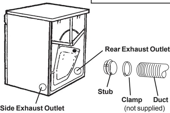 ASKO T711 - CONNECTING THE EXHAUST DUCT TO THE DRYER (T711/T731/T761) - 2