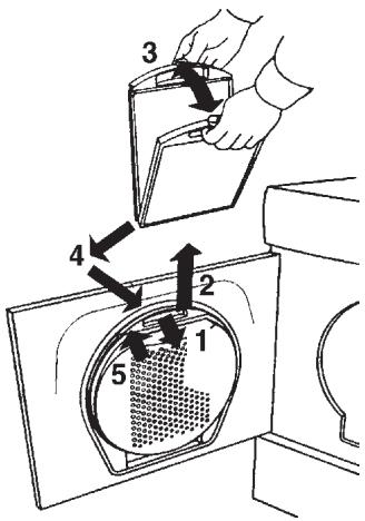 ASKO T711 - CLEANING THE LINT FILTER - 1
