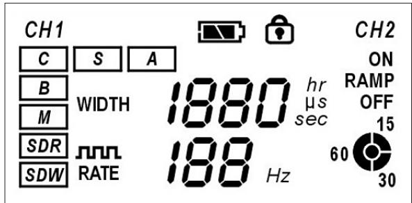 IBP DIGITAL TENS - Selecting the operating mode - 2