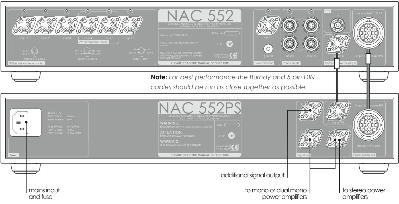 NAIM AMPLIFIERS - NAC 552 Connected to NAC 552PS - 1