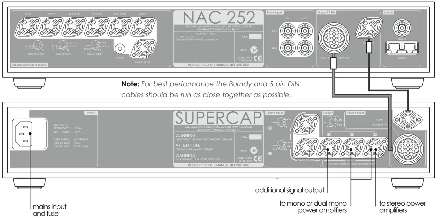 NAIM AMPLIFIERS - NAC 252 Connected to Supercap - 1