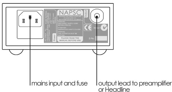 NAIM CD555PS - NAPSC Rear - 1