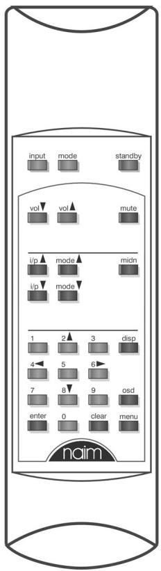 NAIM DVD5 AV2 - NARCOM AV Handset - 1