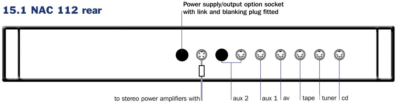 NAIM NAC 552 - NAC 112 Connections - 1