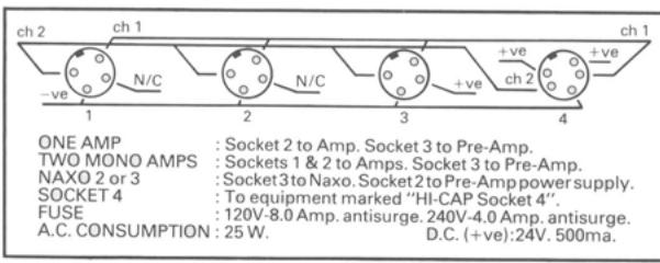 NAIM NAP 250 - OTHER SPECIFICATIONS - 1