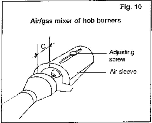 NESTOR MARTIN 604G16-2 - Air adjustment of hob burner - 2