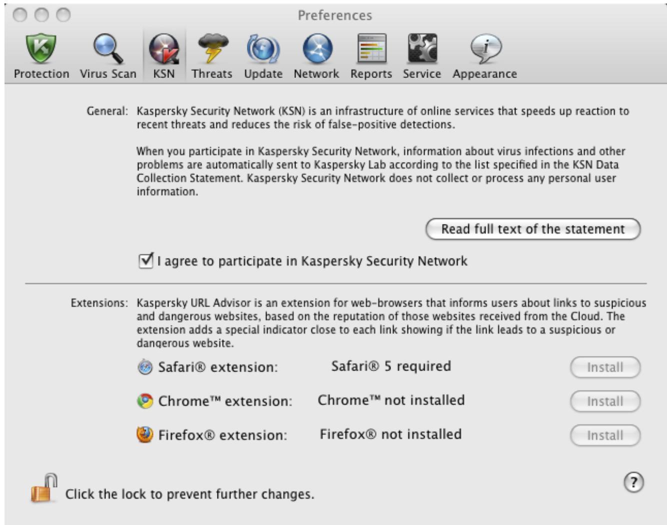KASPERSKY ANTI-VIRUS 2011 - PARTICIPATING IN THE KASPERSKY SECURITY NETWORK - 1