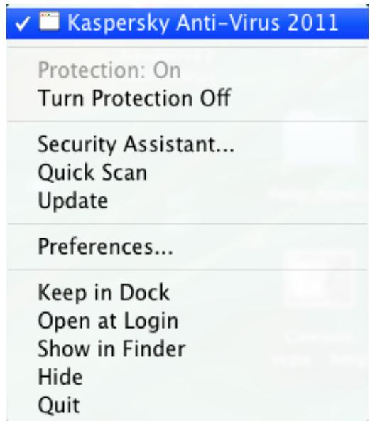 KASPERSKY ANTI-VIRUS 2011 FOR MAC - KASPERSKY ANTI-VIRUS ICON - 3
