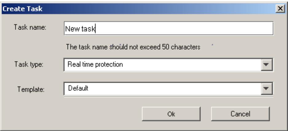 KASPERSKY ANTI-VIRUS 5.7 - Creating tasks for Real-Time Protection and On-Demand Scan - 1