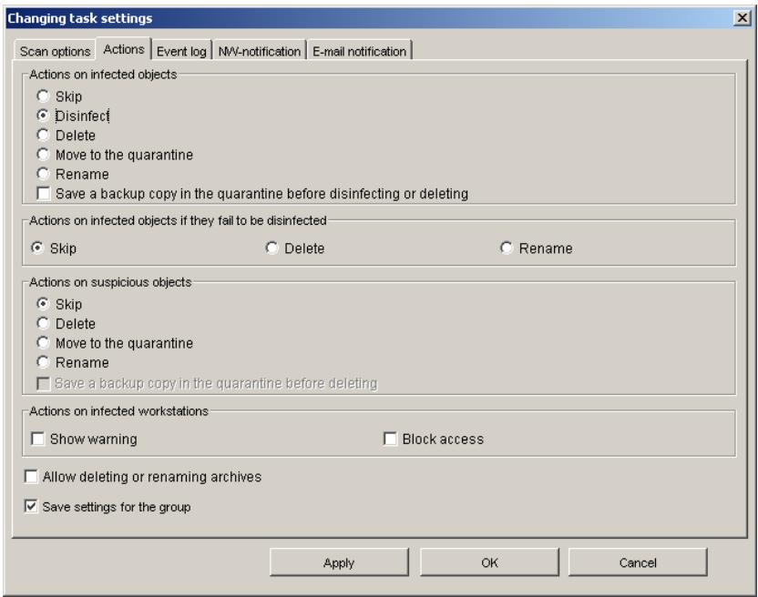 KASPERSKY ANTI-VIRUS 5.7 - Batch task setup - 2