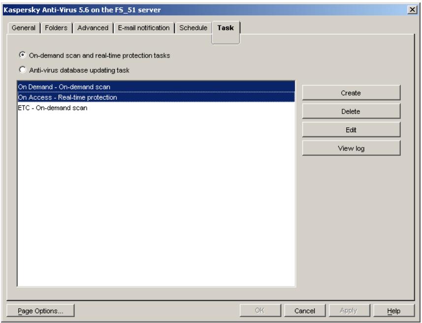 KASPERSKY ANTI-VIRUS 5.7 - Batch task setup - 1