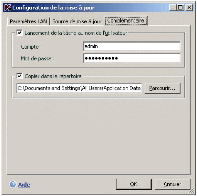 KASPERSKY ANTI-VIRUS 6.0 - Lancement d'une tâche avec les privilèges d'un autre compte - 1