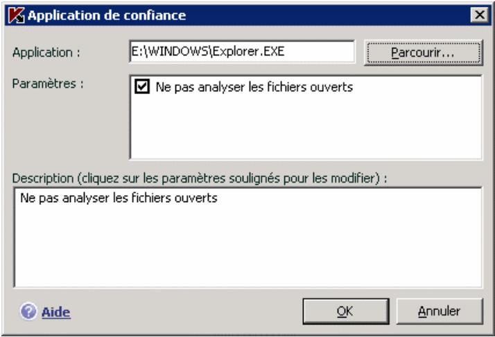 KASPERSKY ANTI-VIRUS 6.0 - Applications de confiance - 1