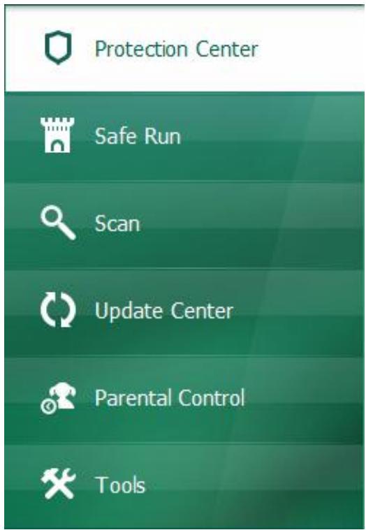 KASPERSKY INTERNET SECURITY 11.0 - KASPERSKY INTERNET SECURITY MAIN WINDOW - 2