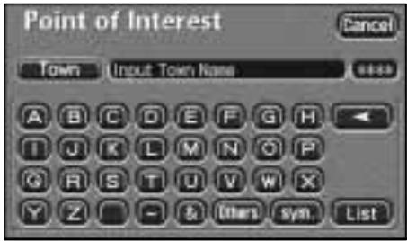JAGUAR X-TYPE - Using a point of interest (POI) - 2
