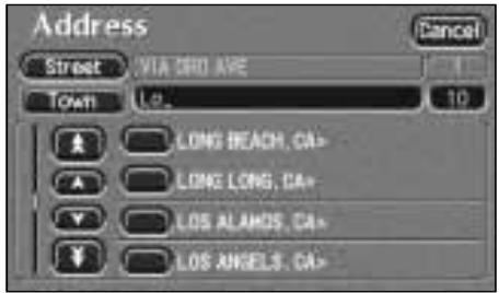 JAGUAR X-TYPE - Route setting example (continued) - 3