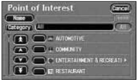 JAGUAR X-TYPE - Using a point of interest (POI) - 3