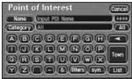 JAGUAR X-TYPE - Using a point of interest (POI) - 1