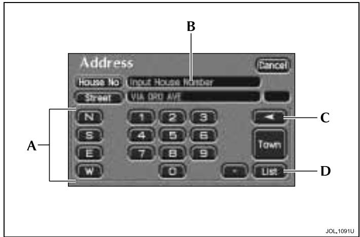 JAGUAR X-TYPE - Character input - 1