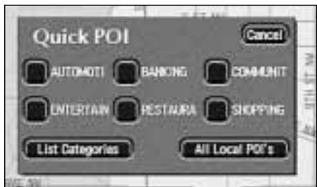 JAGUAR X-TYPE - Quick points of interest (POI) - 1