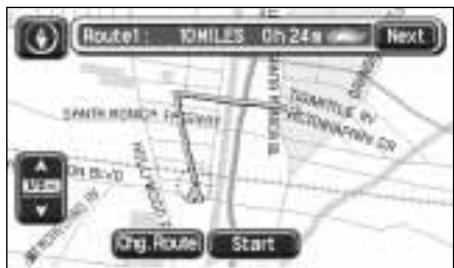 JAGUAR X-TYPE - Route setting example (continued) - 3