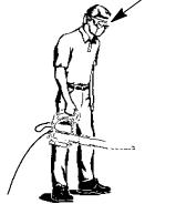WEED EATER EBV200W - OPERATING POSITION - 1