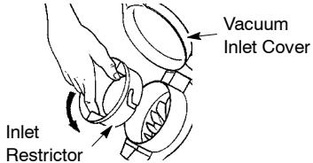 WEED EATER EBV215 - Remove the inlet restrictor - 3