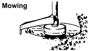 WEED EATER FL25 - CUTTING METHODS - 5