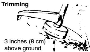 WEED EATER FL26 - CUTTING METHODS - 3
