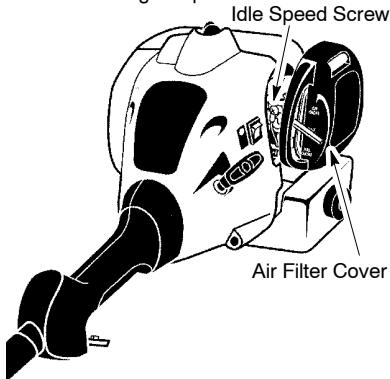 WEED EATER FL26 - Idle Speed Adjustment - 1