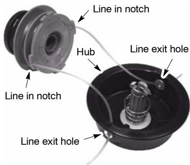 WEED EATER FX20SC - LINE REPLACEMENT - 2