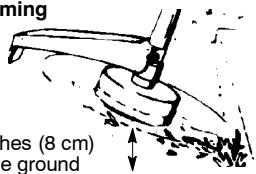 WEED EATER FX20SC - CUTTING METHODS - 3
