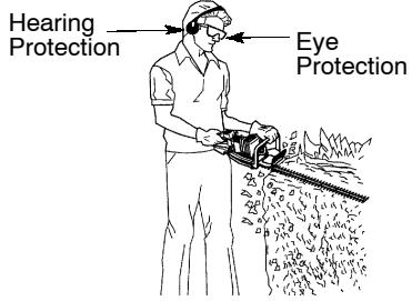 WEED EATER GHT 180 LE - OPERATING POSITION - 1