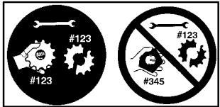 WEED EATER HTC2200 - IDENTIFICATION OF SAFETY SYMBOLS - 2