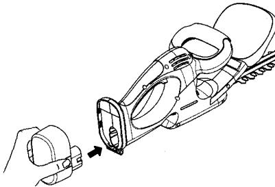 WEED EATER HTC2200 - TO INSTALL BATTERY PACK - 1