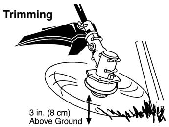 WEED EATER PL500 - CUTTING METHODS - 2
