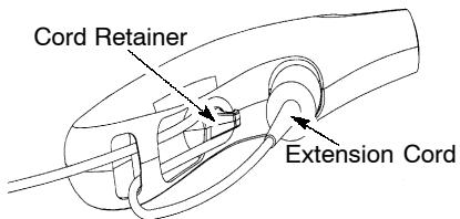 WEED EATER RT10 - ATTACH THE EXTENSION CORD TO YOUR TRIMMER - 1