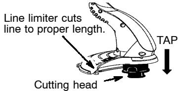 WEED EATER RT10 - ADVANCING THE CUTTING LINE - 1