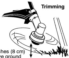 WEED EATER SST25C - CUTTING METHODS - 2