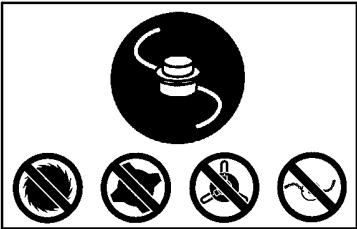WEED EATER SST25C - IDENTIFICATION OF SAFETY SYMBOLS - 1