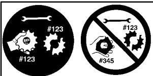 WEED EATER SST25C - IDENTIFICATION OF SAFETY SYMBOLS - 2
