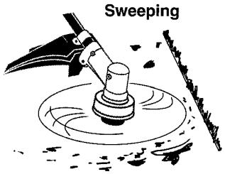 WEED EATER SST25C - CUTTING METHODS - 5