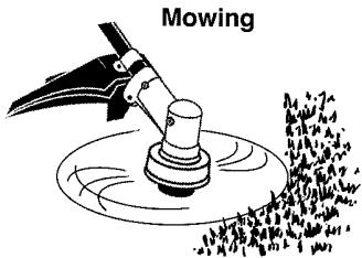 WEED EATER SST25C - CUTTING METHODS - 4