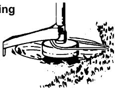 WEED EATER TE400 - CUTTING METHODS - 5