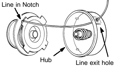WEED EATER TE400 - LINE REPLACEMENT - 3