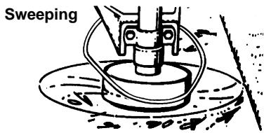 WEED EATER TE400 - CUTTING METHODS - 6