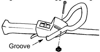 WEED EATER TE400CXL - ATTACHING THE ASSIST HANDLE - 1