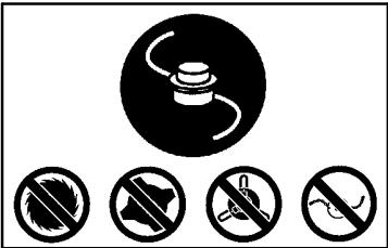 WEED EATER TE475 - IDENTIFICATION OF SAFETY SYMBOLS - 1