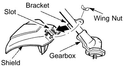 WEED EATER TE500CXL - ATTACHING SHIELD - 1